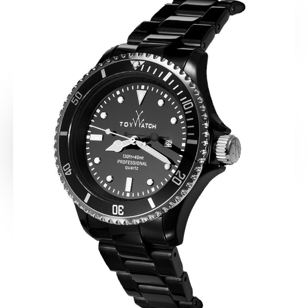 Toywatch Plastermic Fluo XL Unisex Black Watch New In Box